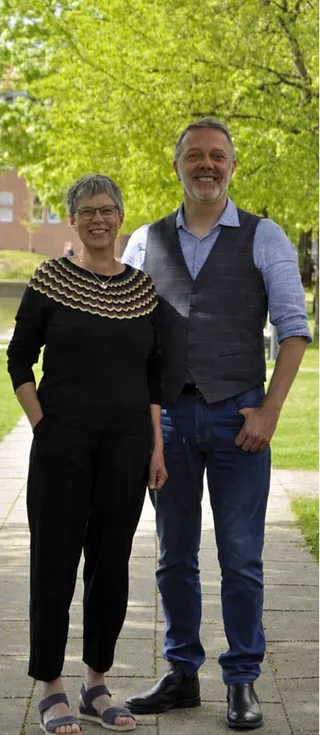 Foto af Helle Erdmann Frantzen og Jost van Ingen 